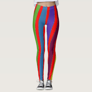 Bandes multicolores "Ratti_Creative_Arts" Leggings
