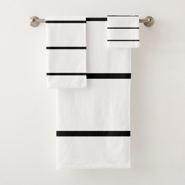 Bandes noires et blanches (En situation)