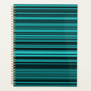Bandes noires turquoises
