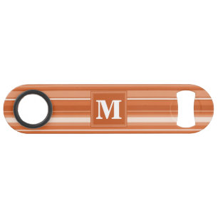 Bandes orange monogrammes