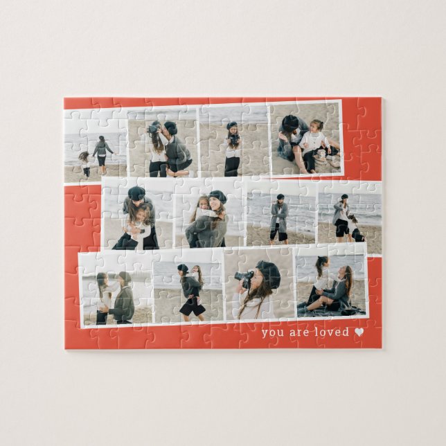 Bandes Photo Couleur personnalisée Puzzle personna (Horizontal)