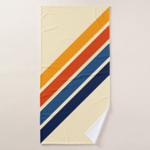 Bandes rétro colorées Motif rayé