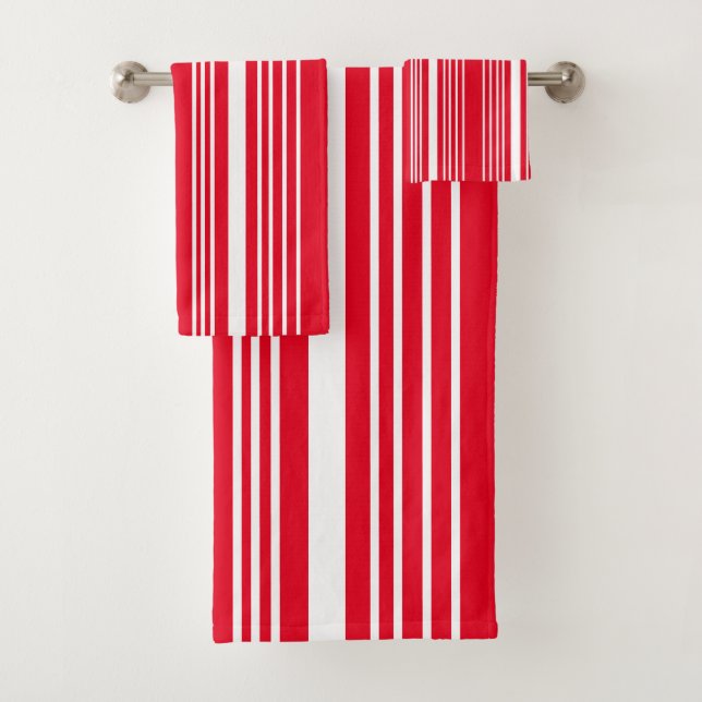 Bandes rouges et blanches (En situation)