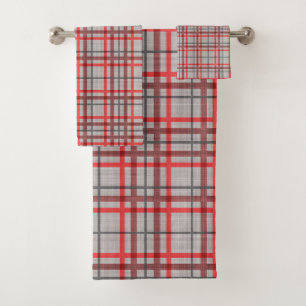 Bandes rouges et charbonneuses sur les madras gris