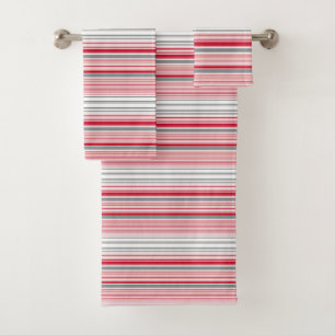 Bandes rouges gris mignonnes