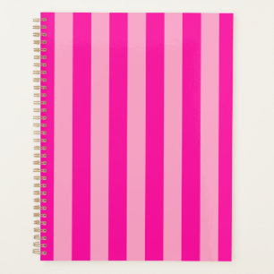 Bandes verticales rose chaud