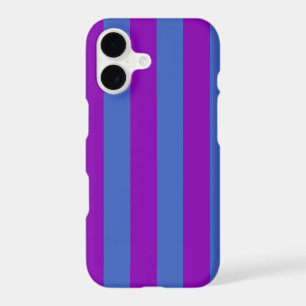 Bandes violettes et bleues