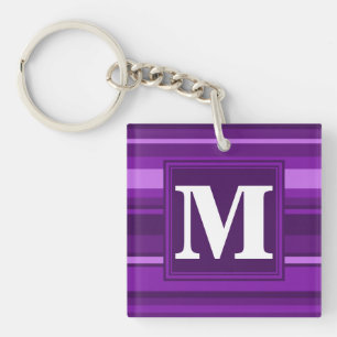 Bandes violettes monogrammes