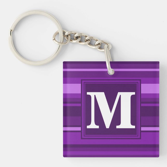 Bandes violettes monogrammes (Devant)