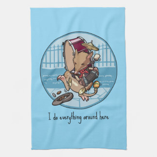 Bandicoot I Do Everything Around Here One Man Band Kitchen Towel