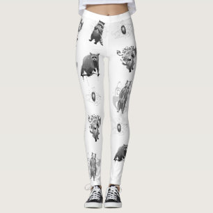 Bandit le Raccoon Leggings