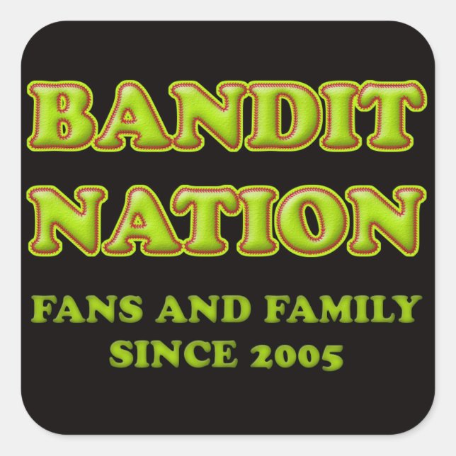 Bandit Nation Stickers (Front)
