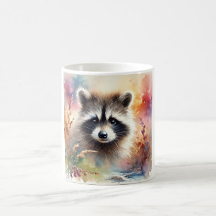 Bandit Racoon 080824AREF101 - Watercolor Coffee Mug