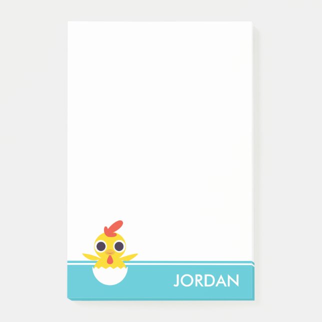 Bandit the Chick Post-it Notes (Front)