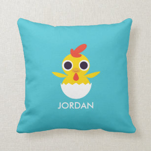 Bandit the Chick Throw Pillow