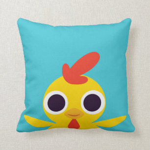 Bandit the Chick Throw Pillow