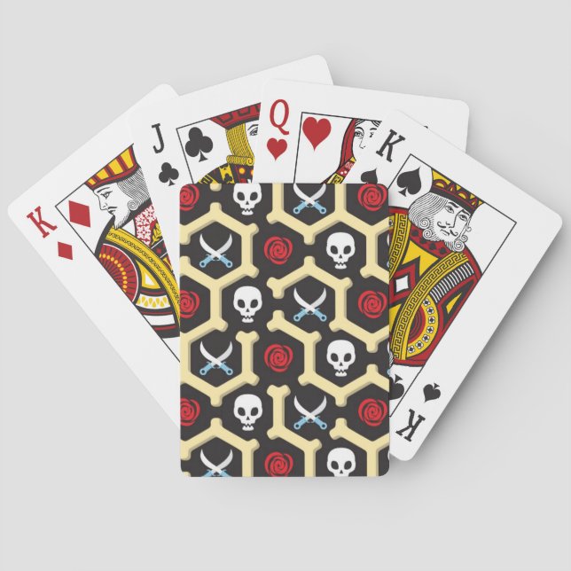 Bandit Theme Pattern Playing Cards (Back)