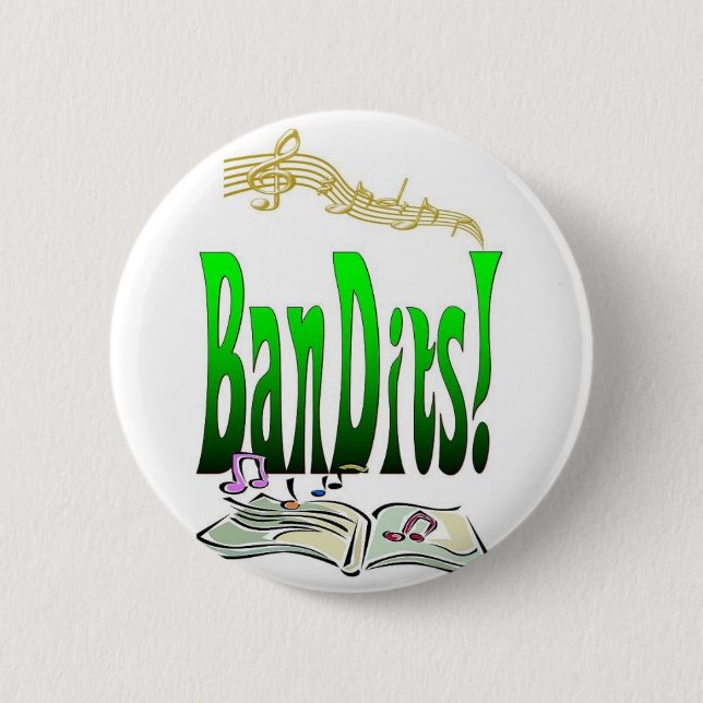 Bandits 2 Inch Round Button (Front)