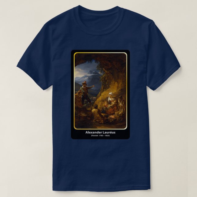 Bandits Entering a Shepherds Dwelling 1823 T-Shirt (Design Front)