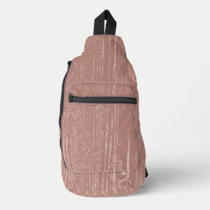 Bandoulière Élégant sac à bille en bois Brown Rosy