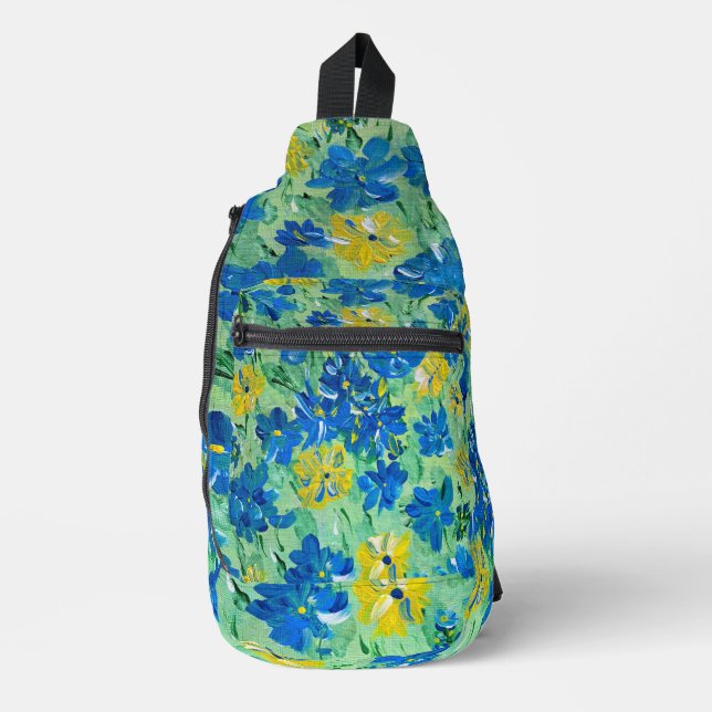Bandoulière Oubliez-Moi-Pas Sac À Sling Floral (Recto)