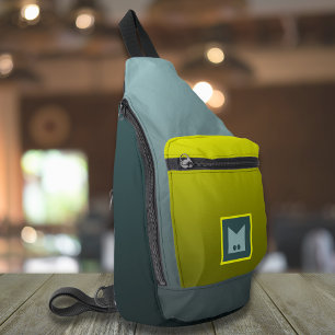 Bandoulière Sac à bascule coloré sac de voyage initial