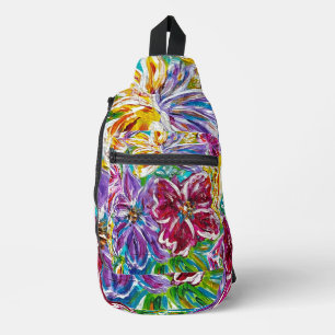 Bandoulière Sac à billes florales