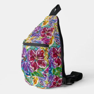 Bandoulière Sac à billes florales