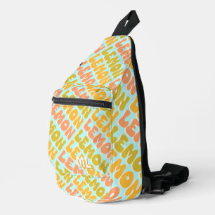 Bandoulière Sac à double rétro citron citron citron