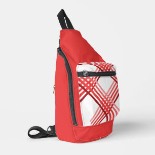 Bandoulière Sac à élingue - Traverses rouges traversées