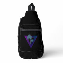 SAC À PALMIERS TRIANGLE RETROWAVE