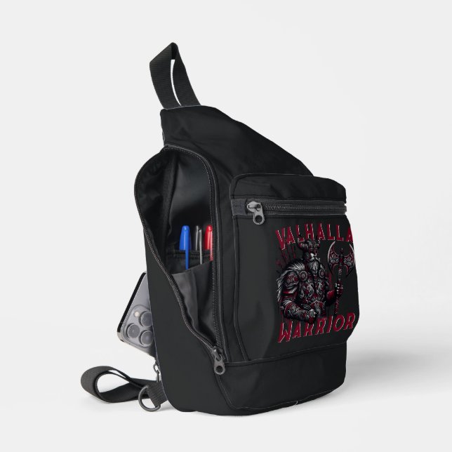 Bandoulière Sac à sling pour guerrier Valhalla (Ouvrir)