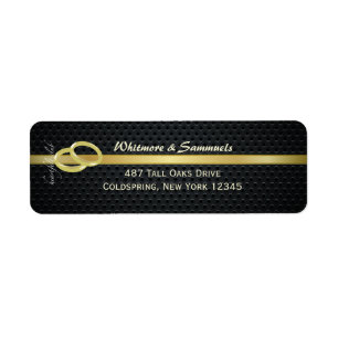Bands of Gold Return Address Label