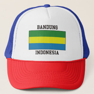 Bandung, Indonesia Flag Trucker Hat