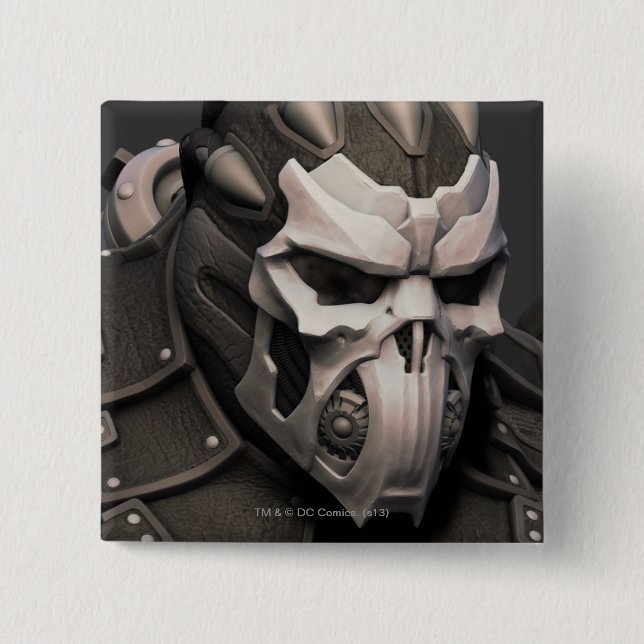 Bane Alternate - Head 2 Inch Square Button (Front)