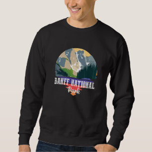 Banff Alberta Canada Camping Lake Louise National  Sweatshirt