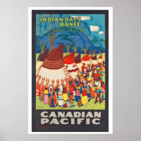 Banff Alberta Canada Canadian Pacific Indian Days