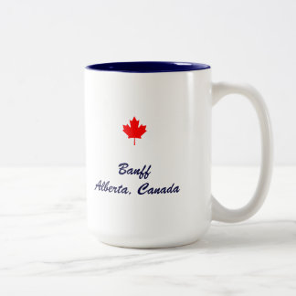 Banff Alberta Canada Two-Tone Coffee Mug