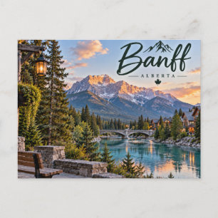 Banff, Alberta Postcard