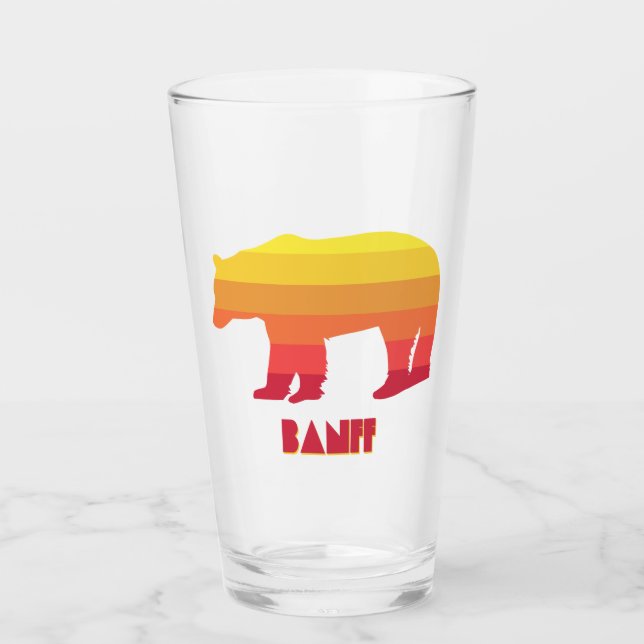 Banff Bear Glass (Front)