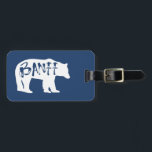 Banff Bear Luggage Tag<br><div class="desc">With sites like Lake Louise and Moraine Bow Banff National Park In Alberta is Canada's oldest national park and was established in 1885.</div>