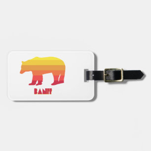 Banff Bear Luggage Tag