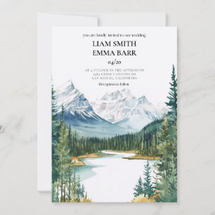 Banff Canada Rocky Mountains Invitation