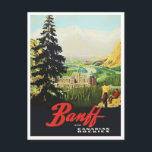 Banff Canada vintage travel postcard<br><div class="desc">Banff Canada vintage travel Postcard</div>