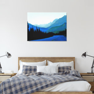 Banff Jasper Blue Canvas Print