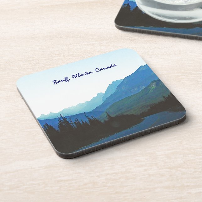 Banff Jasper Blue Coaster (Left Side)