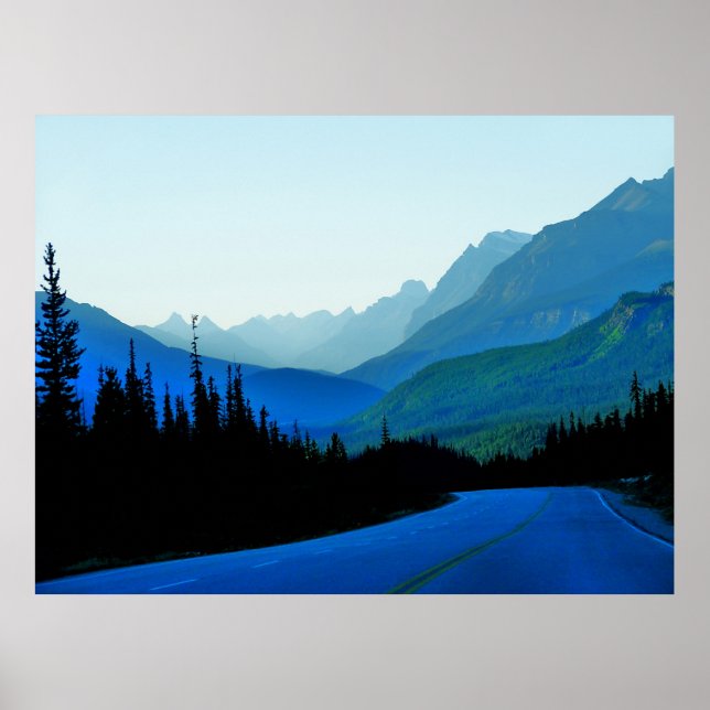 Banff Jasper Blue Poster (Front)