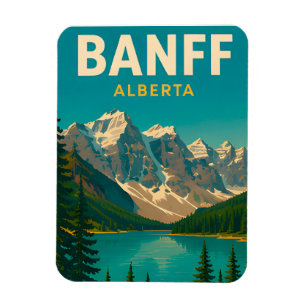 🏔 Banff Modern Mountain Landscape Style 🏔 Magnet