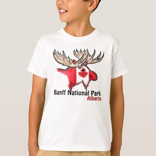 Banff National Park Alberta Canada boys tee (Front)
