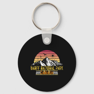 Banff National Park Alberta Canada Camping Hiking Keychain